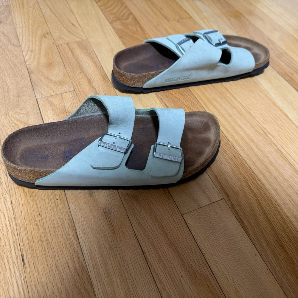 Women's Birkenstock Light Green Arizona Sandals 40/260 SKU680 - Picture 5 of 7